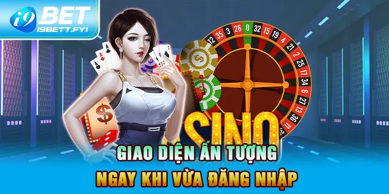 Giao diện ấn tượng ngay khi vừa đăng nhập